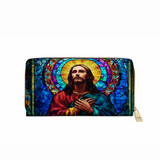 Catholight Glorious Christ - Leather Wallet Purse