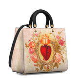 Catholight Sacred Heart of Grace Lady Leather Bag