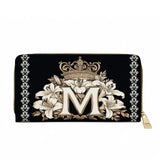 Catholight  The Divine Monogram Leather Wallet Purse