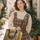 Catholight  Sacred Heart of Divine Love Leather Bag