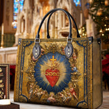 Catholight  Sacred Heart of Divine Love Leather Bag