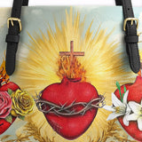 Catholight Trinity of Love Leather Tote Bag