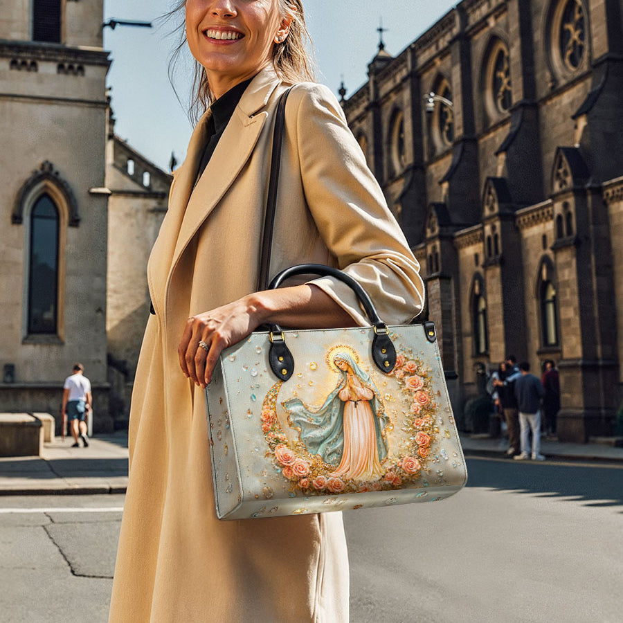 Catholight  The Crescent of Serenity Leather Bag