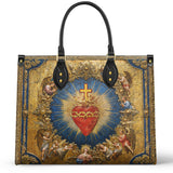 Catholight  Sacred Heart of Divine Love Leather Bag