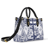 Catholight  The Cross Amidst Blooming Faith Leather Bag
