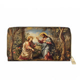 Catholight  Christ and Mary Magdalene Leather Wallet Purse
