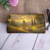 Catholight  Divine Light and Love Leather Wallet Purse