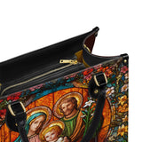 Catholight Holy Family Eternal Light Leather Bag