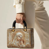 Catholight Heavenly Grace In Radiant Splendor Lady Leather Bag