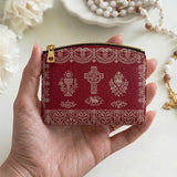 Catholight Liturgical Elegance Leather Rosary Pouch