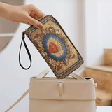 Catholight  Sacred Heart of Divine Love - Leather Wallet Purse