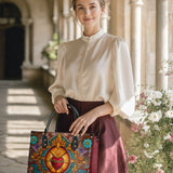 Catholight Eternal Flame Of Love Leather Bag