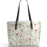 Catholight The Timeless Faith Leather Tote Bag