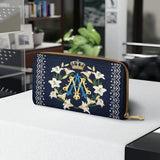 Catholight  Crown Of Grace Leather Wallet Purse