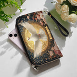 Catholight  Dove of Eternal Light Leather Wallet Purse