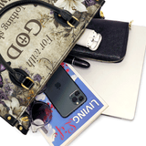 Catholight  Faithful Blossom Leather Bag