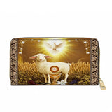 Catholight  The Lamb Of Redemption Leather Wallet Purse