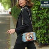 Catholight Our Lady of Grace Leather Crossbody Bag