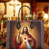 Catholight  A Testament of Grace and Compassion Leather Bag
