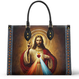 Catholight  A Testament of Grace and Compassion Leather Bag