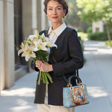 Catholight Our Lady of Grace Lady Leather Bag