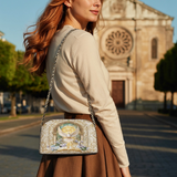 Catholight Sanctuary of the Holy Spirit Leather Crossbody Bag
