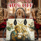 Catholight Holy Family Sacred Leather Bag