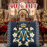 Catholight  Crown Of Grace Leather Bag