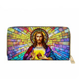 Catholight Sacred Grace Glow Leather Wallet Purse
