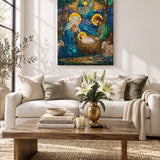 Catholight Holy Nativity Canvas Wall Art
