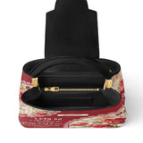 Catholight Blooming With Faith Personalized Leather Satchel Bag