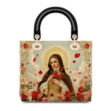 Catholight Little Flower Lady Leather Bag