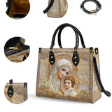 Catholight Heavenly Grace In Radiant Splendor Leather Bag