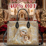 Catholight Heavenly Grace In Radiant Splendor Leather Bag