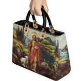 Catholight Saint John The Baptist Shepherd Lady Leather Bag