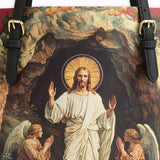 Catholight Triumph Of Light Leather Tote Bag