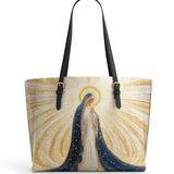 Catholight Our Lady’s Eternal Glow Leather Tote Bag