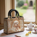 Catholight Heavenly Grace In Radiant Splendor Lady Leather Bag