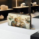 Catholight  Holy Family Sacred Leather Wallet Purse
