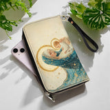 Catholight  Divine Mother’s Embrace Leather Wallet Purse
