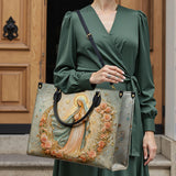 Catholight  The Crescent of Serenity Leather Bag