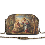Catholight Christ and Mary Magdalene Leather Crossbody Bag
