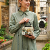 Catholight Holy Family Sacred Leather Satchel Bag