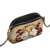 Catholight Lady of Fatima Elegance Leather Crossbody Bag