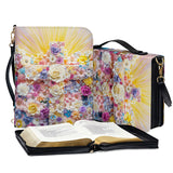 Catholight Floral Resurrection Bible Cover