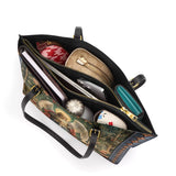 Catholight Archangel's Triumph  Leather Tote Bag