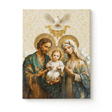 Catholight Holy Family Sacred Canvas Wall Art