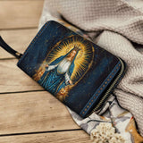 Catholight  Celestial Devotion Leather Wallet Purse