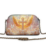Catholight Dove of Peace Leather Crossbody Bag