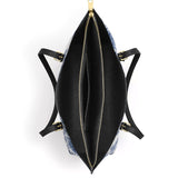 Catholight Sacred Serenity Virgin Mary  Leather Tote Bag